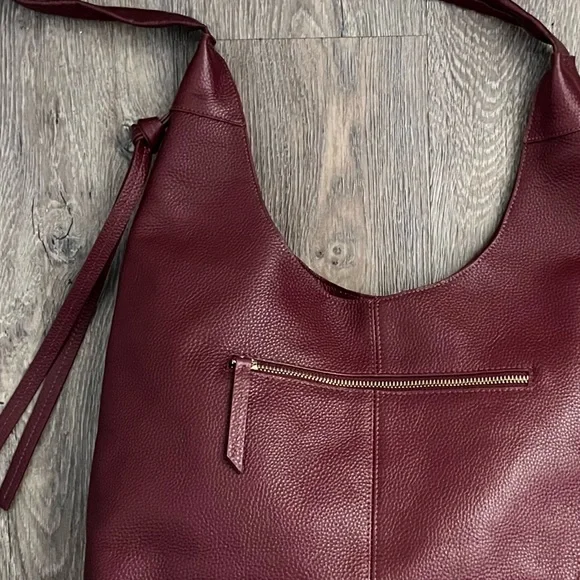 Laggo Bella Hobo Bag Burgandy - Picture 3 of 8